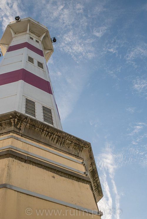 A lighthouse in the middle of the city. Surprising.